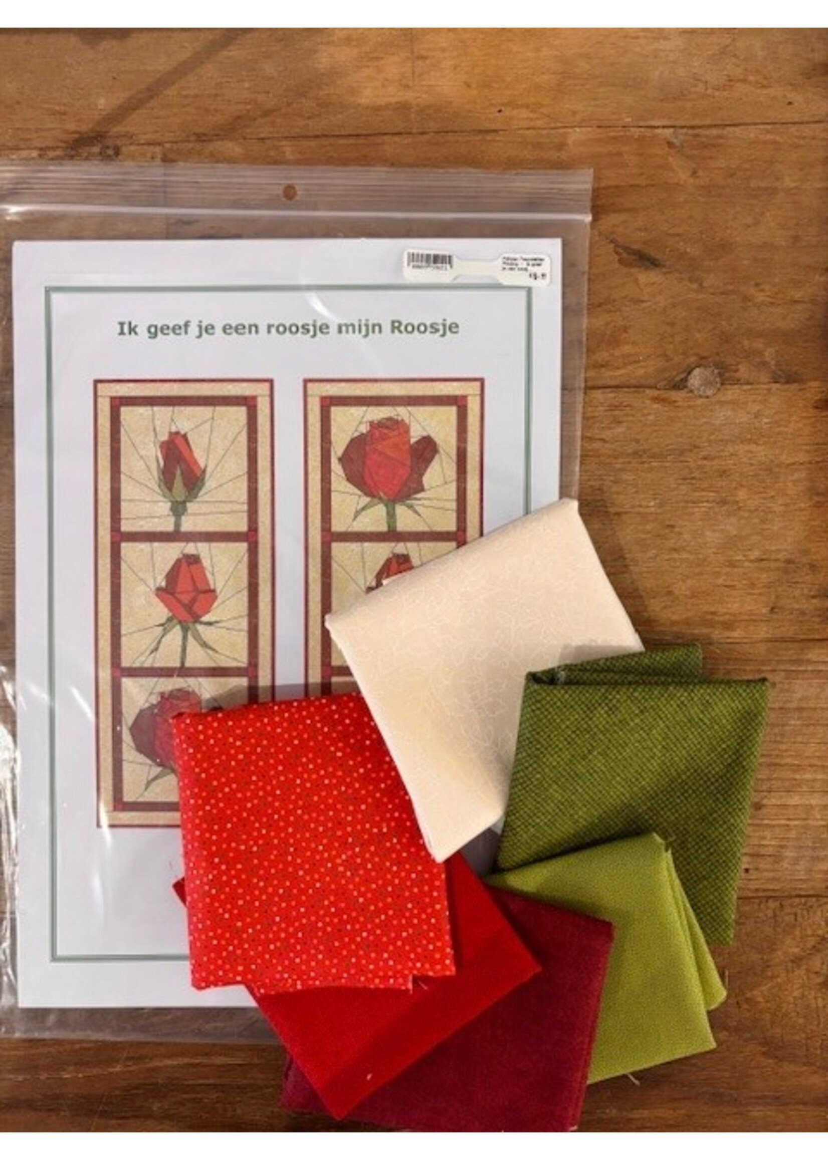 Stofpakket - Roosje, Tulp - Holland - 5 Long Eights +1 Long quarter