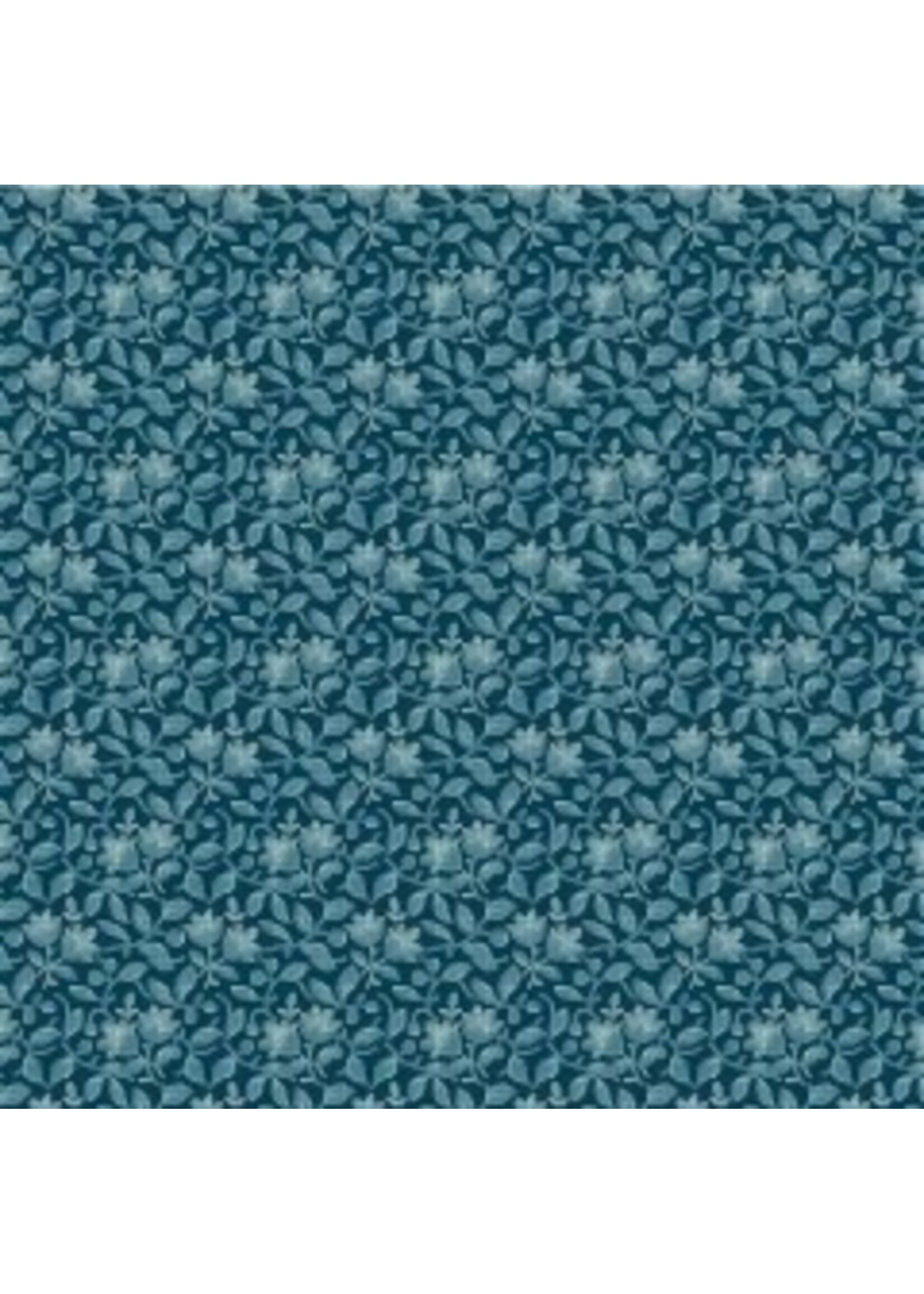 Laundry Basket Quilts Edyta Sitar - Beach House – Bougainvillea - Blue - 1168B - Coupon - 90 cm x 110 cm