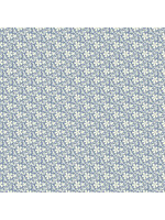 Windham Fabrics Marlais - Dotwork Flowers -  Chambray