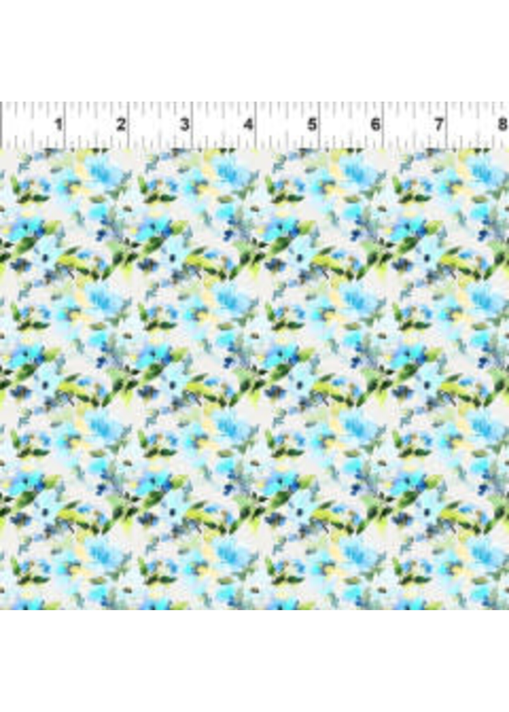 In The Beginning Watercolor Beauty - Dawn - Blue - Coupon - 85 cm x 110 cm