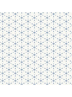 Poppie Cotton Lakeland Blues - Tri-Damask - Light - Coupon - 85 cm x 110 cm