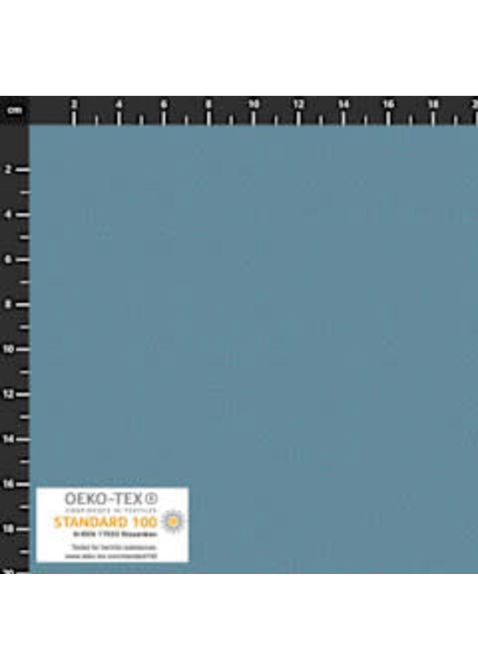 Stof Fabrics Petits Points - Dusty Teal - 316 - Coupon - 80 cm x 110 cm