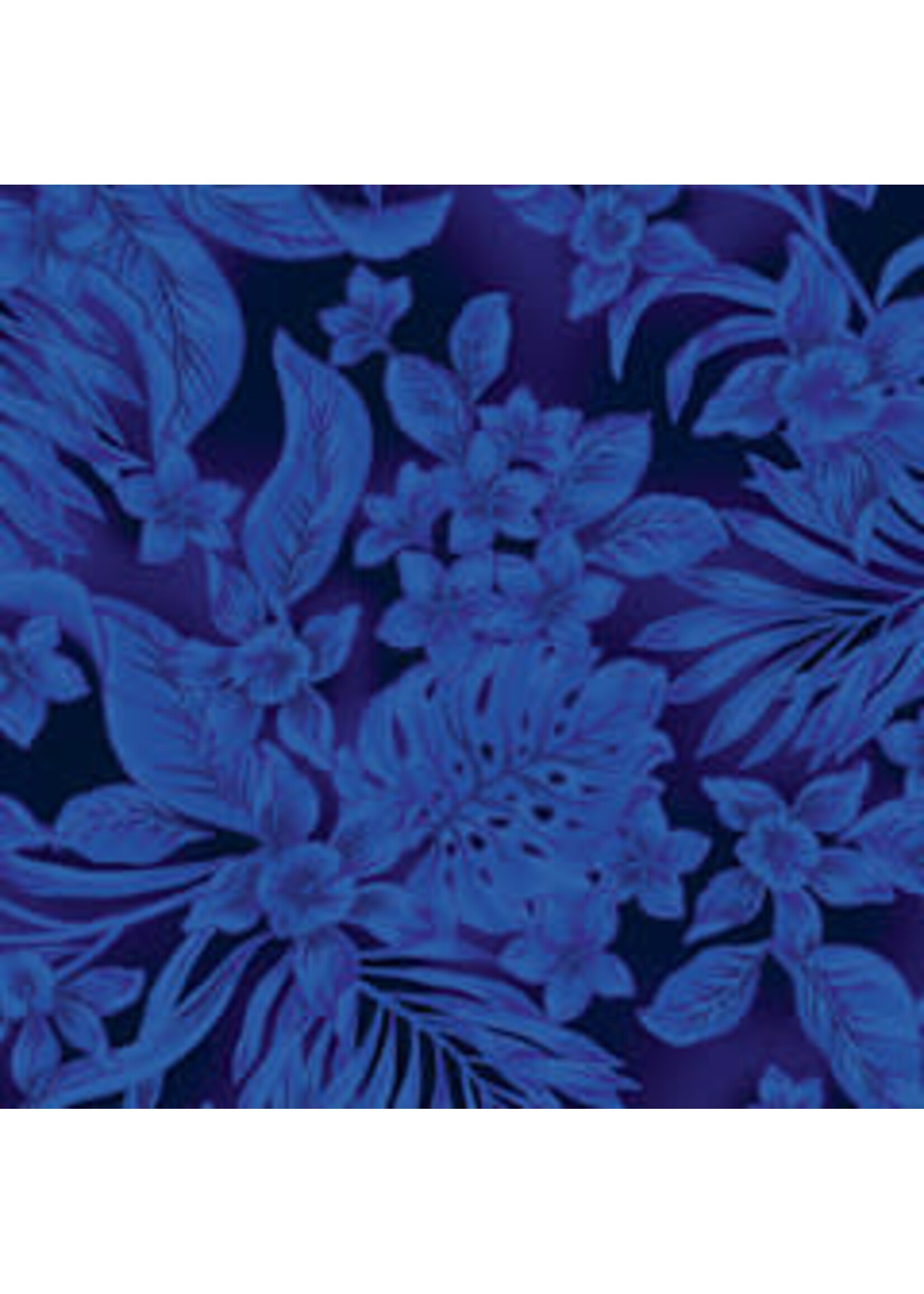 Kanvas Studio Oasis 108 - Oasis - Indigo - Coupon - 110 cm x 275 cm