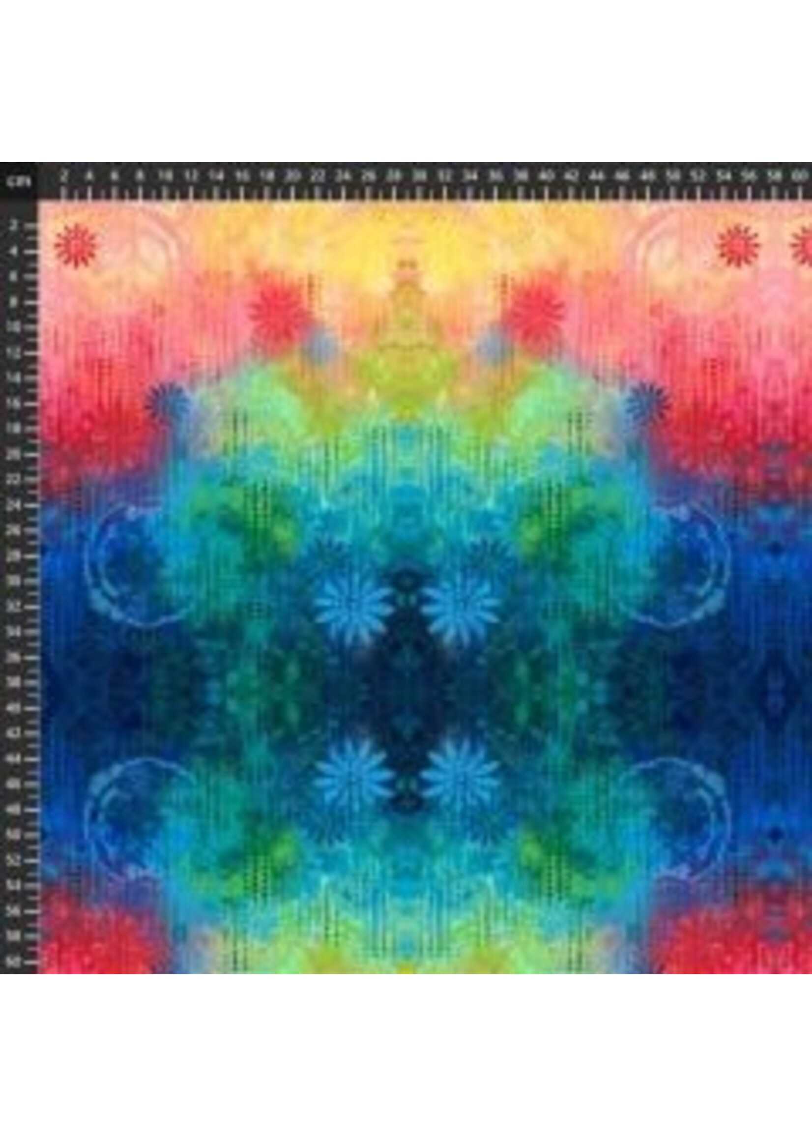 Free Spirit Fabrics Garden Delight - Pasture - Multi - Coupon - 95 cm x 110 cm