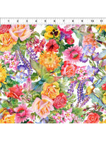 In The Beginning Decoupage - Allover - Multi - 2113DC1 - Coupon - 95 cm x 110 cm