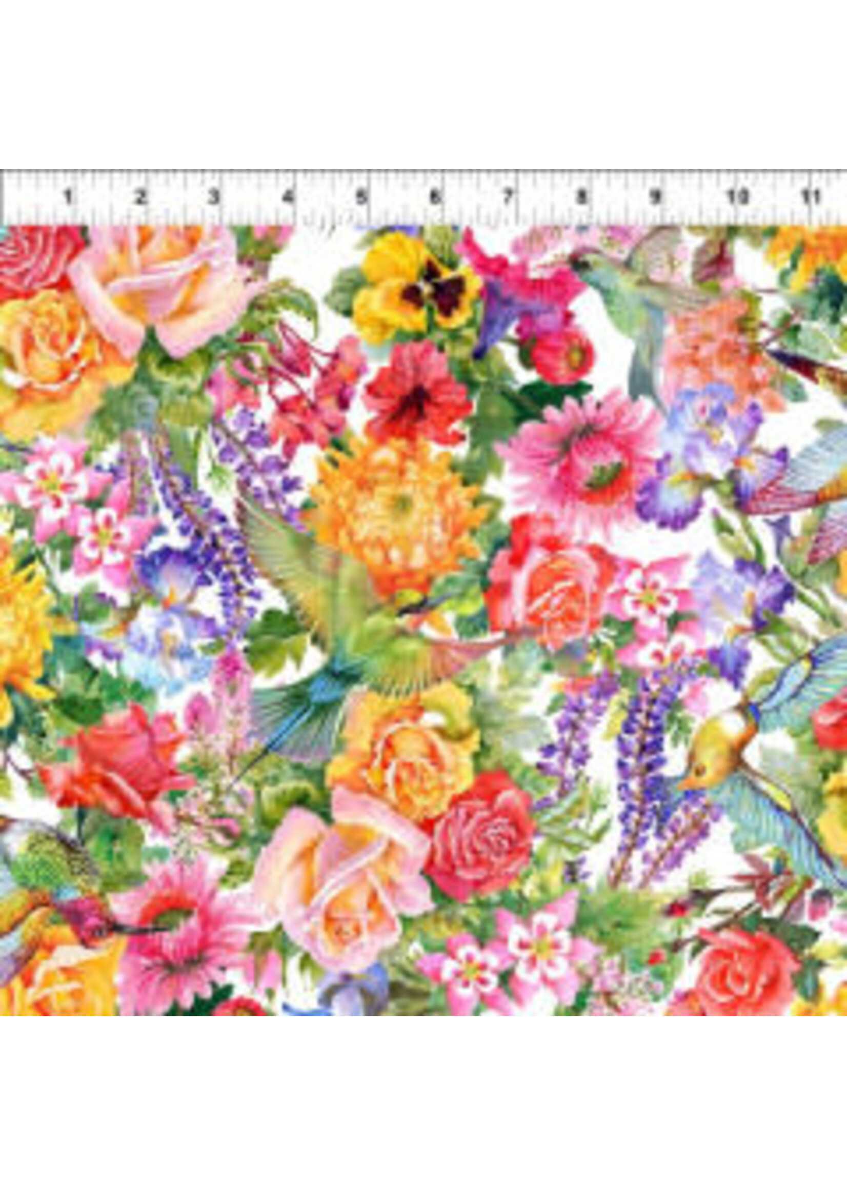 In The Beginning Decoupage - Allover - Multi - 2113DC1 - Coupon - 95 cm x 110 cm