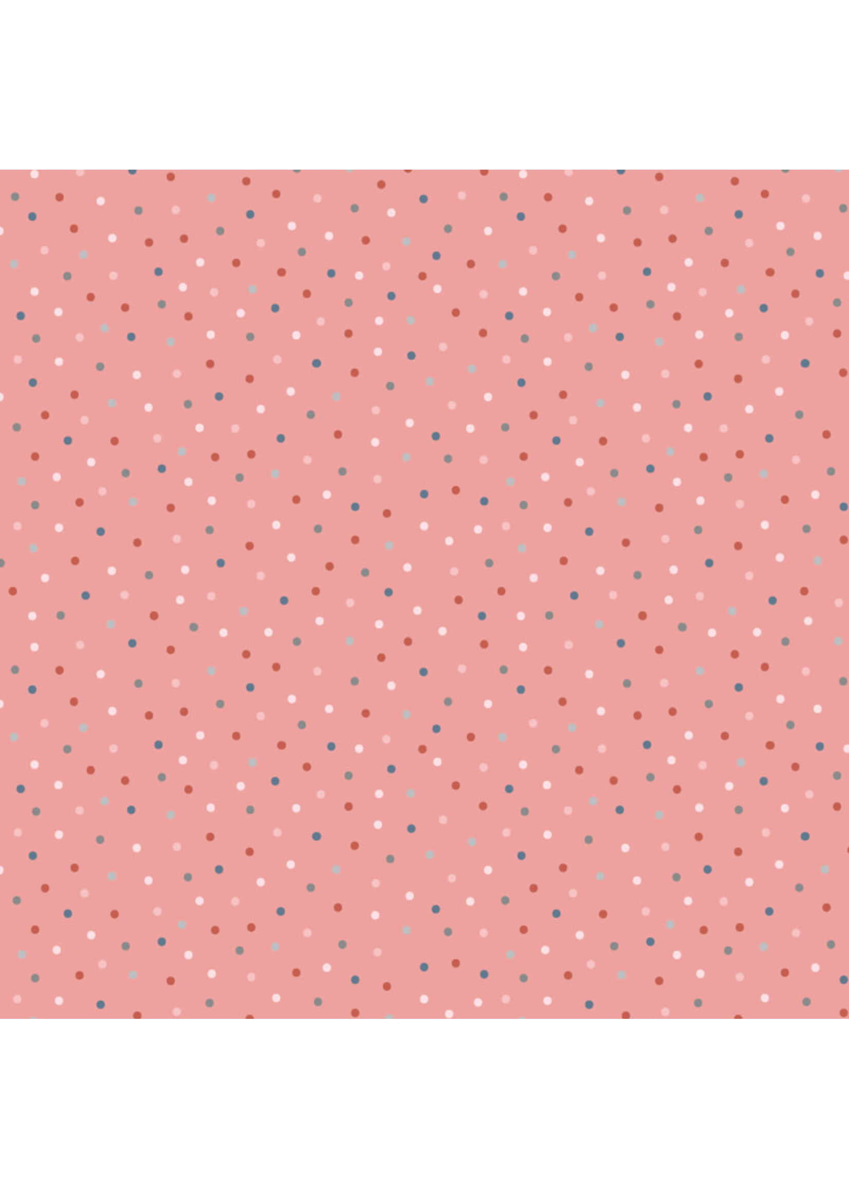 Poppie Cotton Country Confetti - Cotton Candy - Dark Pink - 20181
