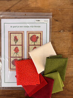 Heleen Pinkster Patroon Foundation Piecing - Ik geef je een roosje mijn roosje