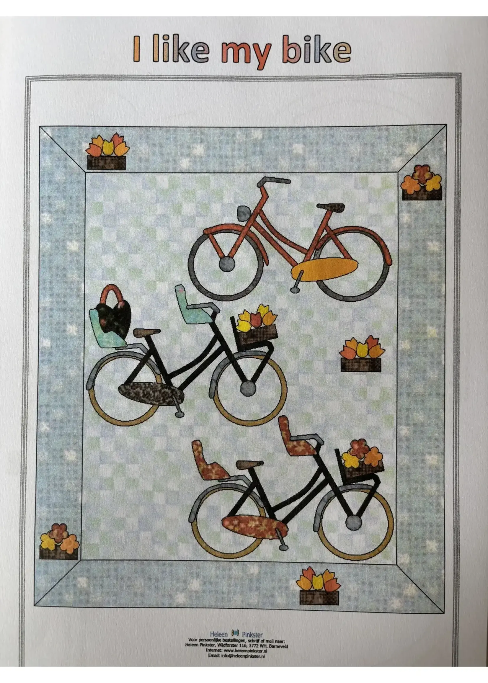 Heleen Pinkster Patroon Applicatie- I like my bike