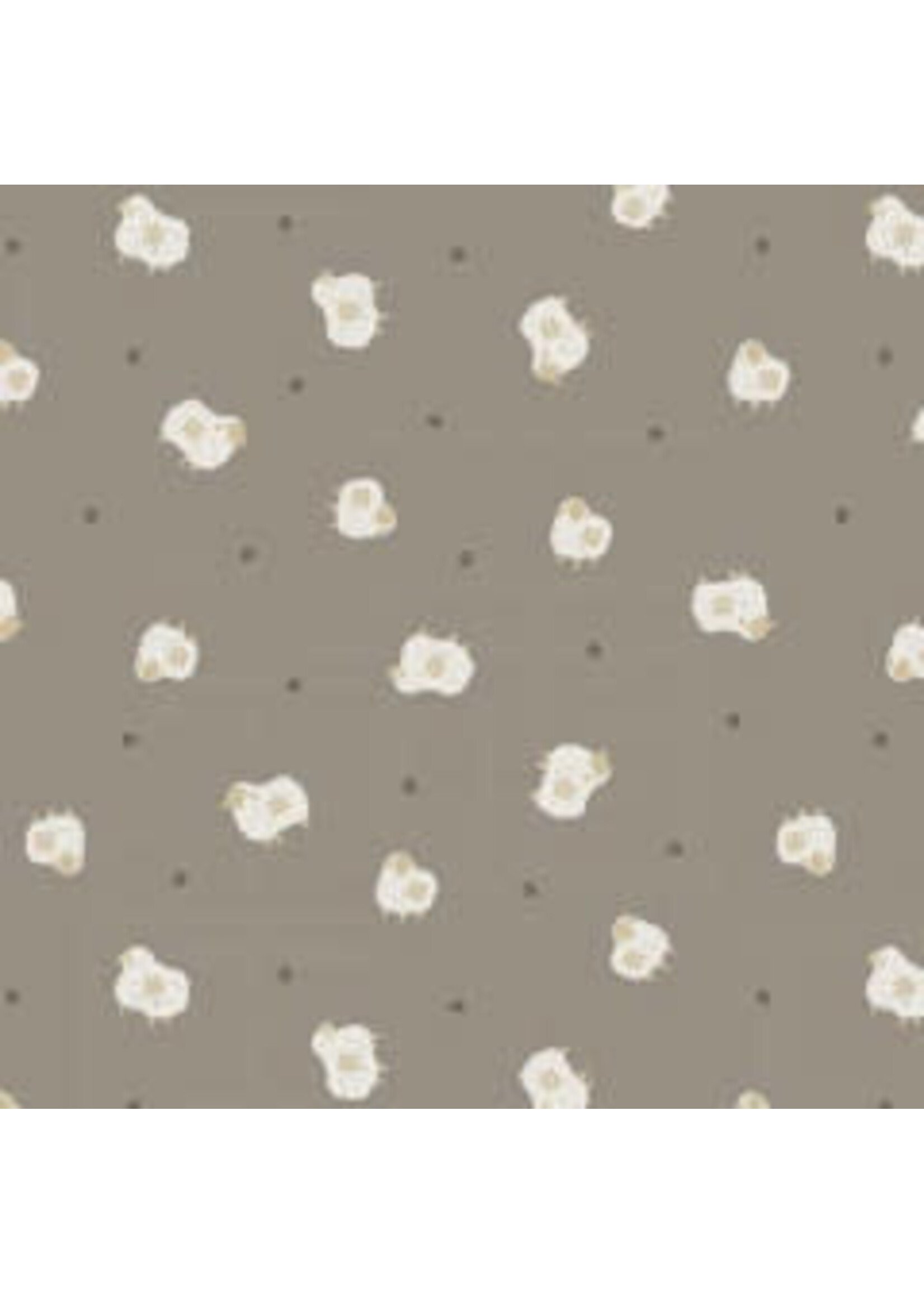 Marcus Fabrics Woolly Whims - Sheepies - Grey - Coupon - 100 cm x 110 cm