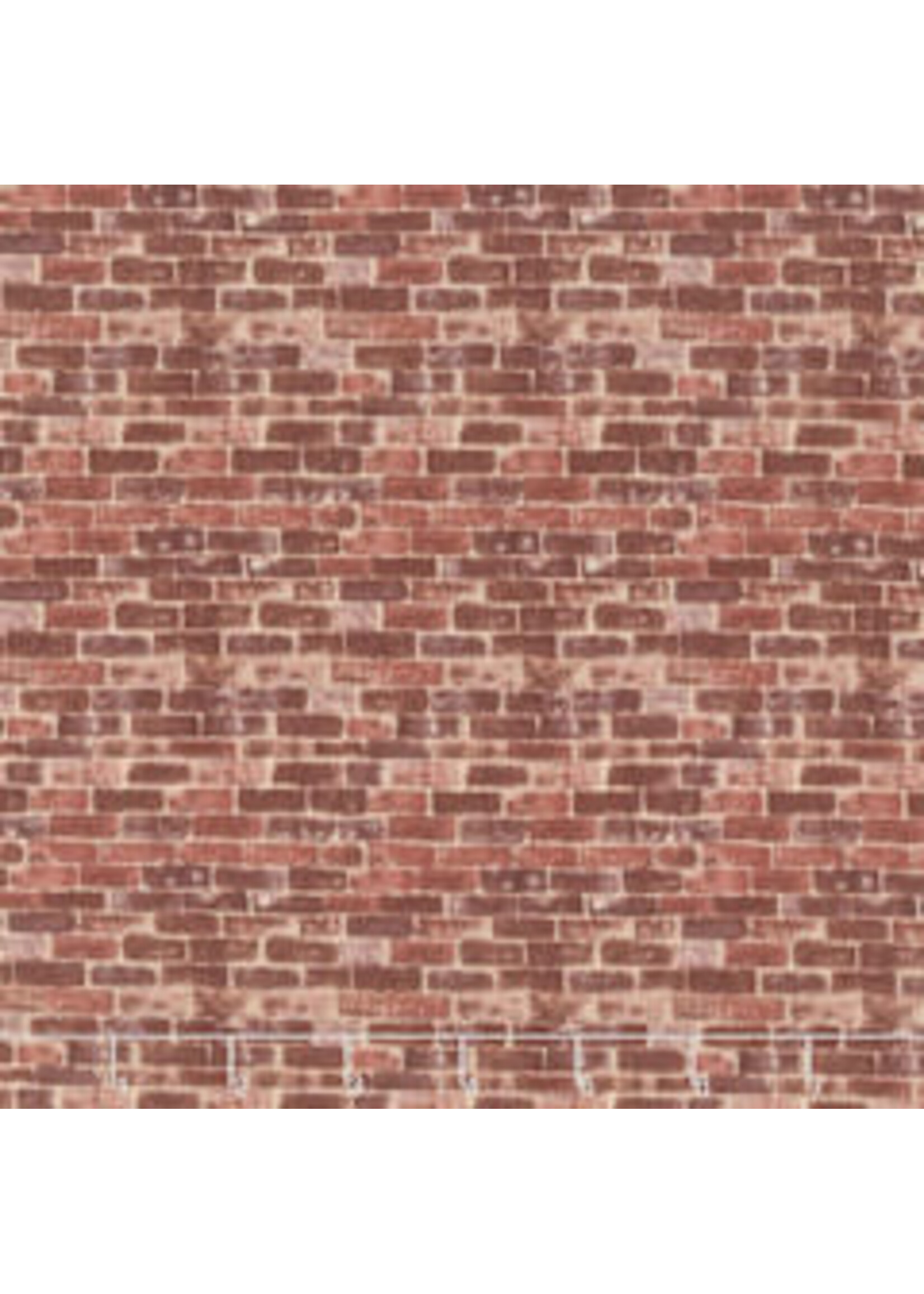 Northcott Naturescapes - Red Brick - Rust - Coupon - 100 cm x 110 cm