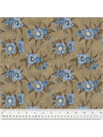 Windham Fabrics Oxford - Boutonniere - Taupe - Coupon - 100 cm x 110 cm