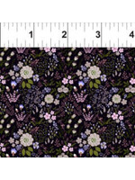 In The Beginning Garden Delights - Floral Medley - Purple - Coupon - 95 cm x 110 cm