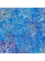 Timeless Treasures Tonga - Firework - Azure - Coupon - 85 cm x 110 cm