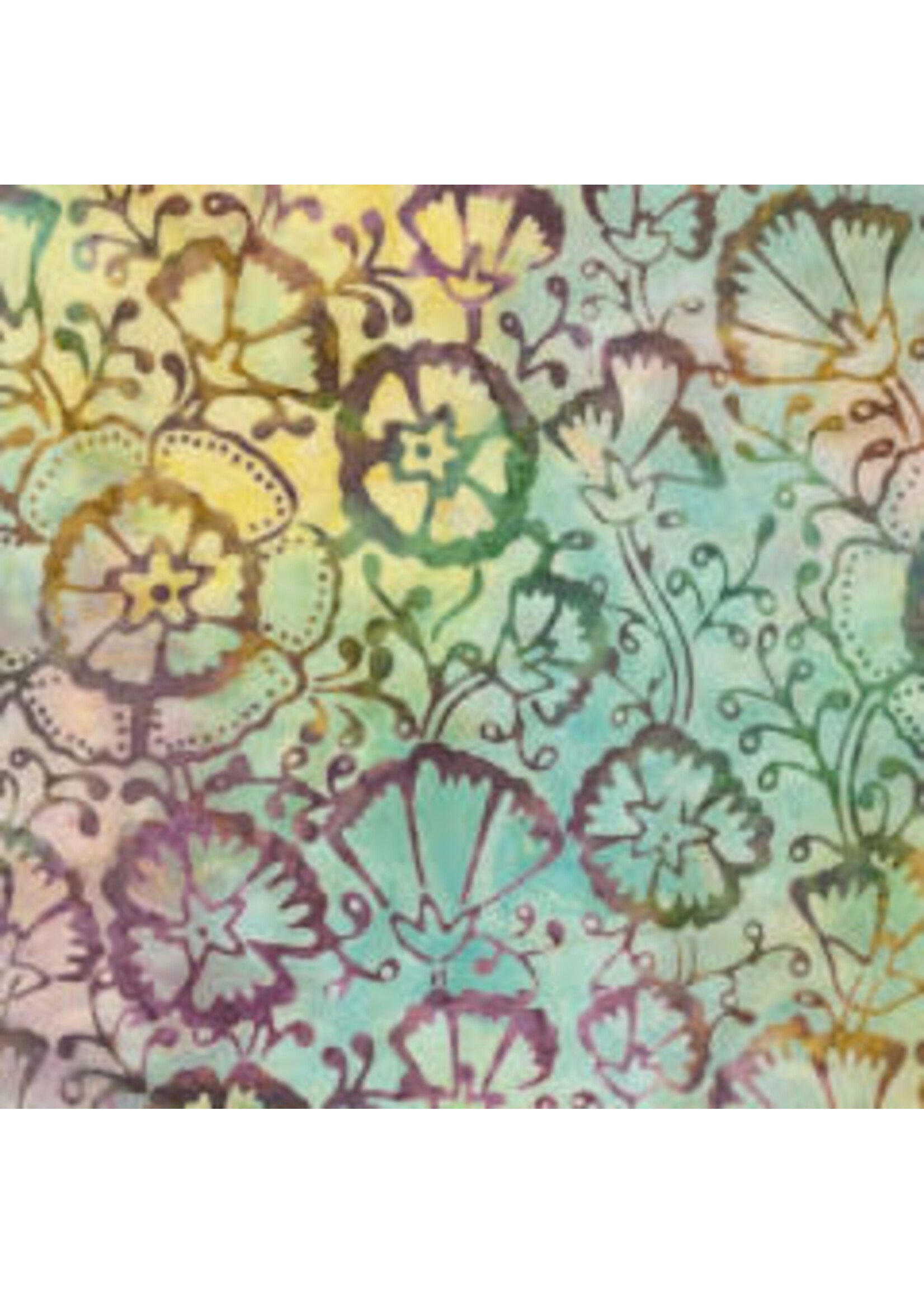 Timeless Treasures Tonga - Spring Floral - Frolic - Coupon - 90 cm x 110 cm