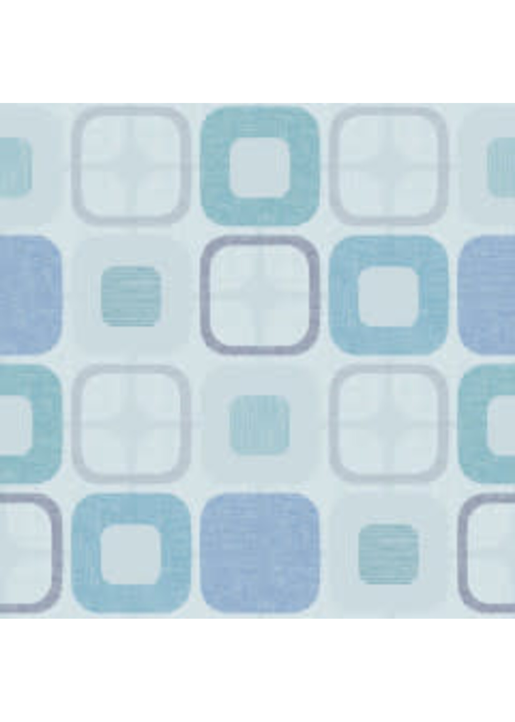 Blank Quilting Geo Square - Light Blue - Coupon - 50 cm x 275 cm