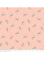 Riley Blake Designs The Tale of Peter Rabbit - Peter Toss - Coral - Coupon - 100 cm x 110 cm