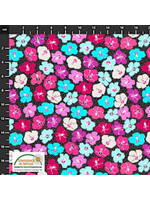 Stof Fabrics Wild With The Wild - Floral - Multi - Coupon - 60 cm x 110 cm