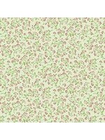 Benartex Studio Wander Lane - Wild Berry - Celery - Coupon - 80 cm x 110 cm