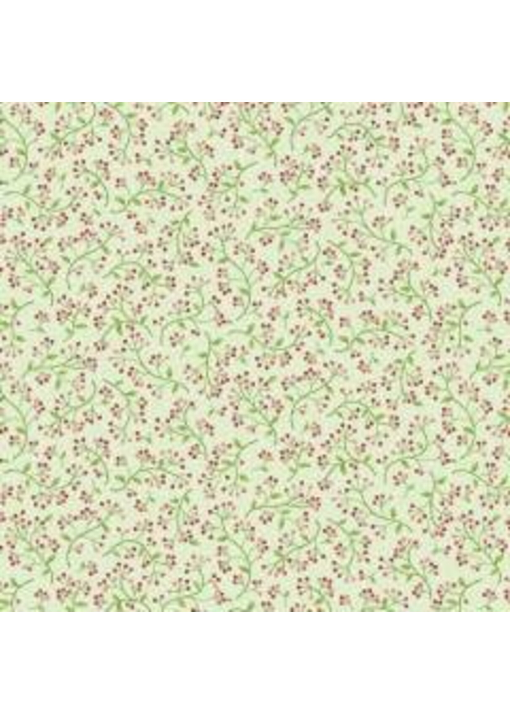Benartex Studio Wander Lane - Wild Berry - Celery - Coupon - 80 cm x 110 cm