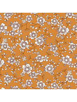 Benartex Studio Wander Lane - Winter Rose - Pumpkin - Coupon - 40 cm x 110 cm