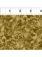 In The Beginning Garden Delights III - Tonal Floral - Gold - 7GSG2 - Coupon - 100 cm x 110 cm