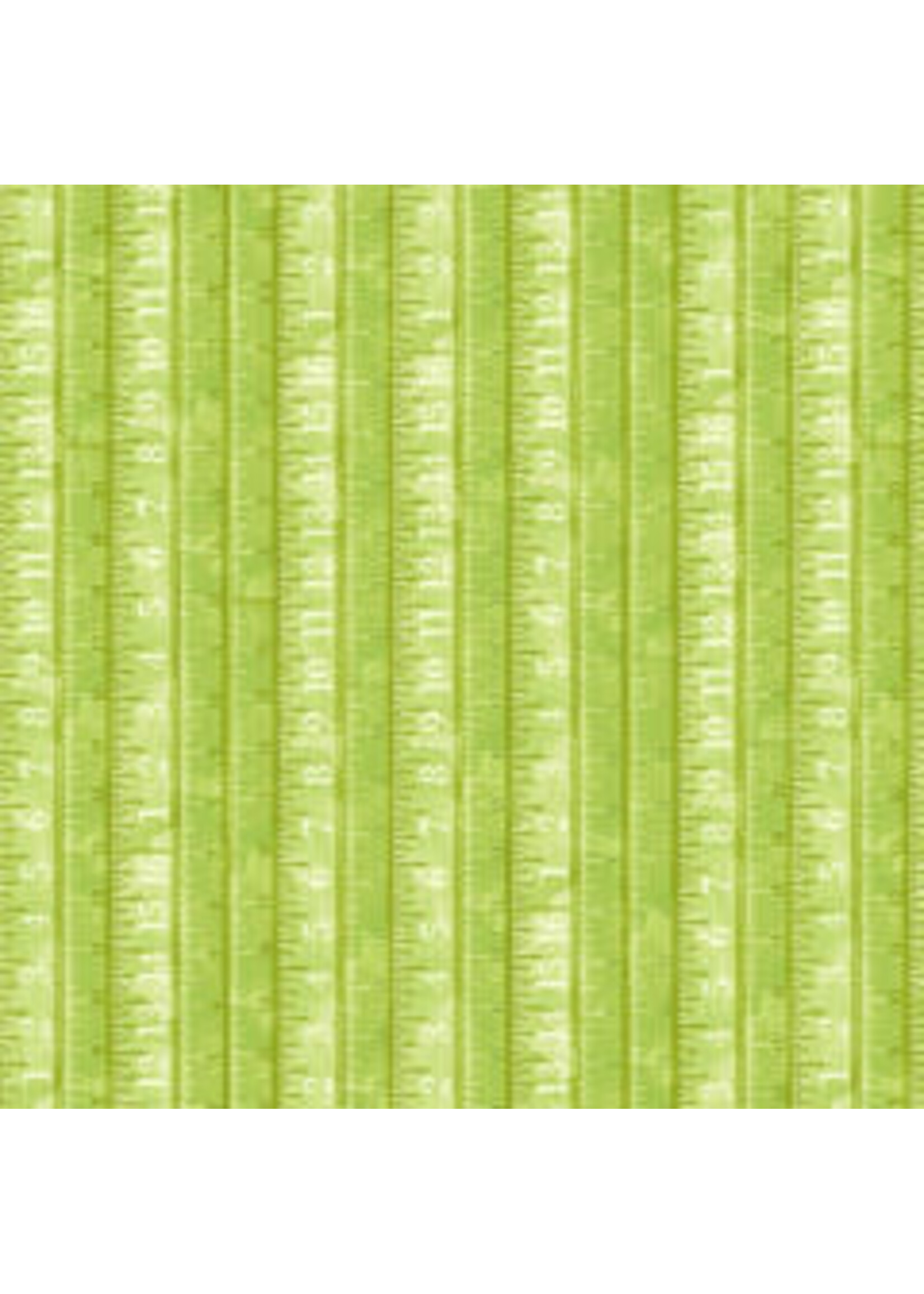 Stof Fabrics Handmade With Love - Meetlinen - Groen - Coupon - 90 cm x 110 cm