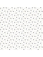 Timeless Treasures Boo - Tiny Spiders & Dots - White - Coupon - 100 cm x 110 cm