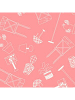 Maywood Studio Make Yourself at Home - Chairs - Pink - Coupon - 100 cm x 110 cm