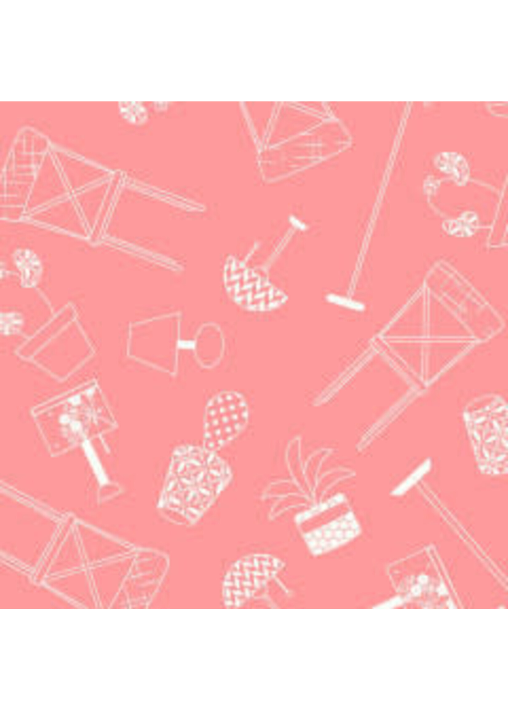 Maywood Studio Make Yourself at Home - Chairs - Pink - Coupon - 100 cm x 110 cm