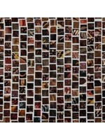 Hoffman Fabrics Mosaic Masterpiece - Brown - Coupon - 100 cm x 110 cm