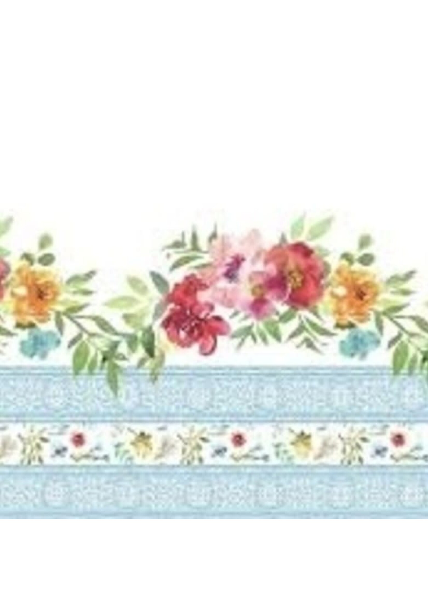 Watercolor Beauty - Border - Multi - Coupon - 100cm  x 110cm