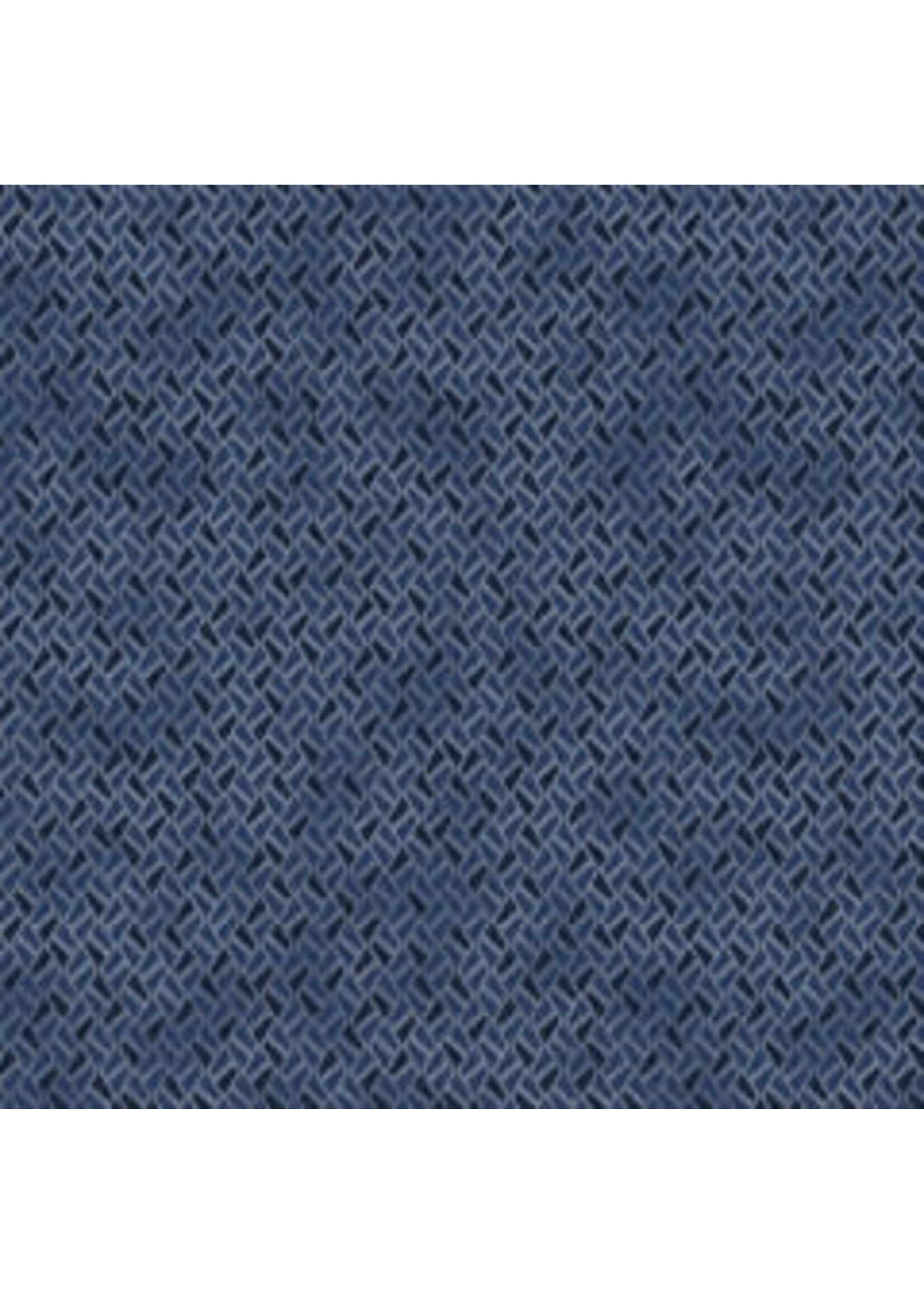 Stof Fabrics Hannah Basic - Geo - Dark Blue - Coupon - 85 cm x 110 cm