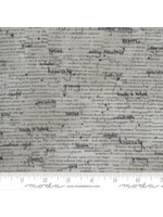 Moda Fabrics Janet Clare - Botanicals - Novelty - Vintage Grey - Coupon - 100 cm x 110 cm