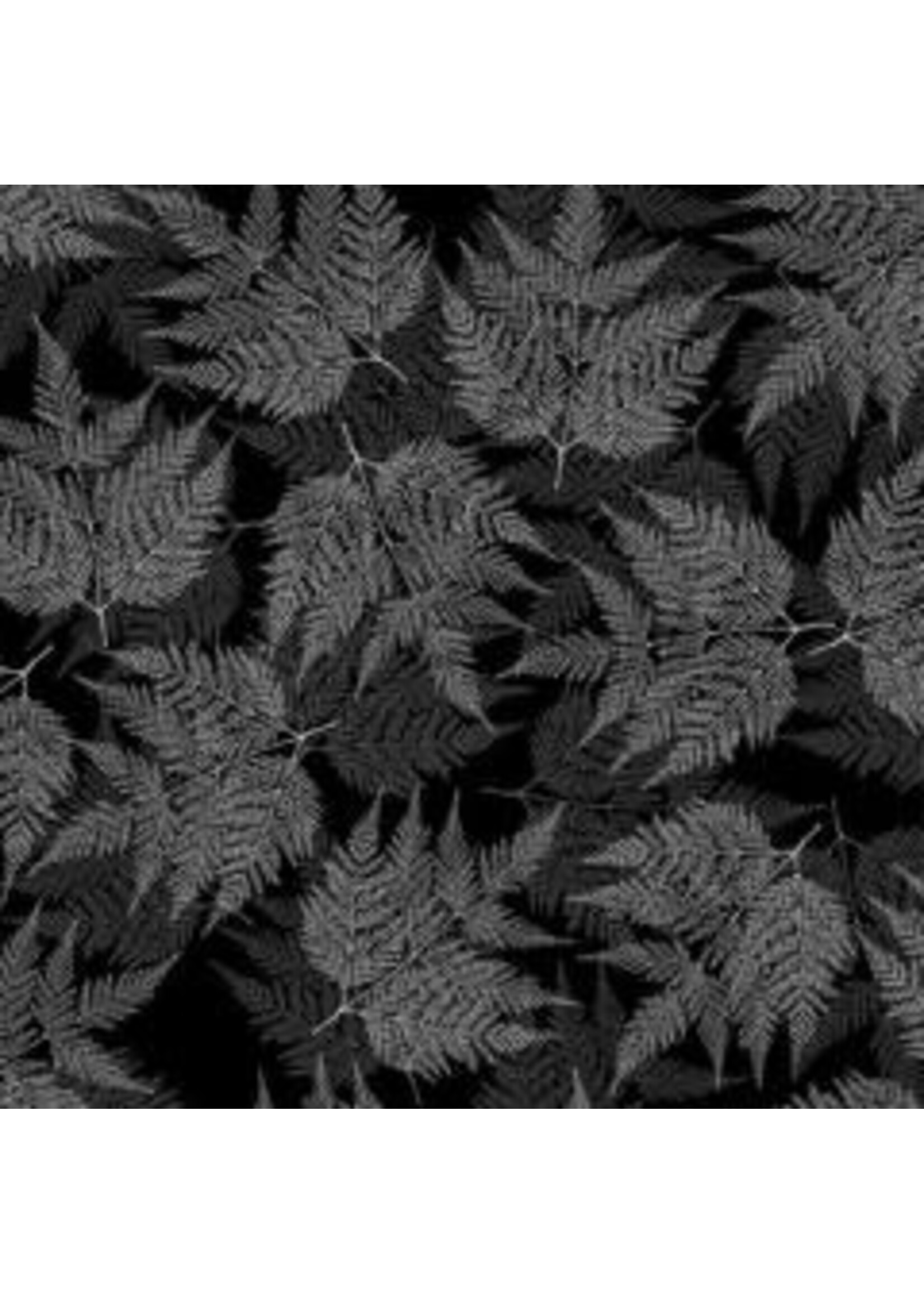 Hoffman Fabrics Sparkle + Fade - Black Silvern - U4998 - 4S - Coupon - 100 cm x 110 cm