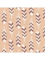 Robert Kaufman Art tic - Feather - Natural - Coupon - 100 cm x 110 cm