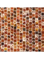 Hoffman Fabrics Mosaic Masterpiece - Rust - Coupon - 100 cm x 110 cm