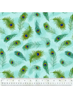 Windham Fabrics Promenade - Quills - Pool - Coupon - 95 cm x 110 cm