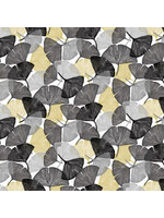 Stof Fabrics Mixed Metals - Ginkgo - Coupon - 100 cm x 110 cm