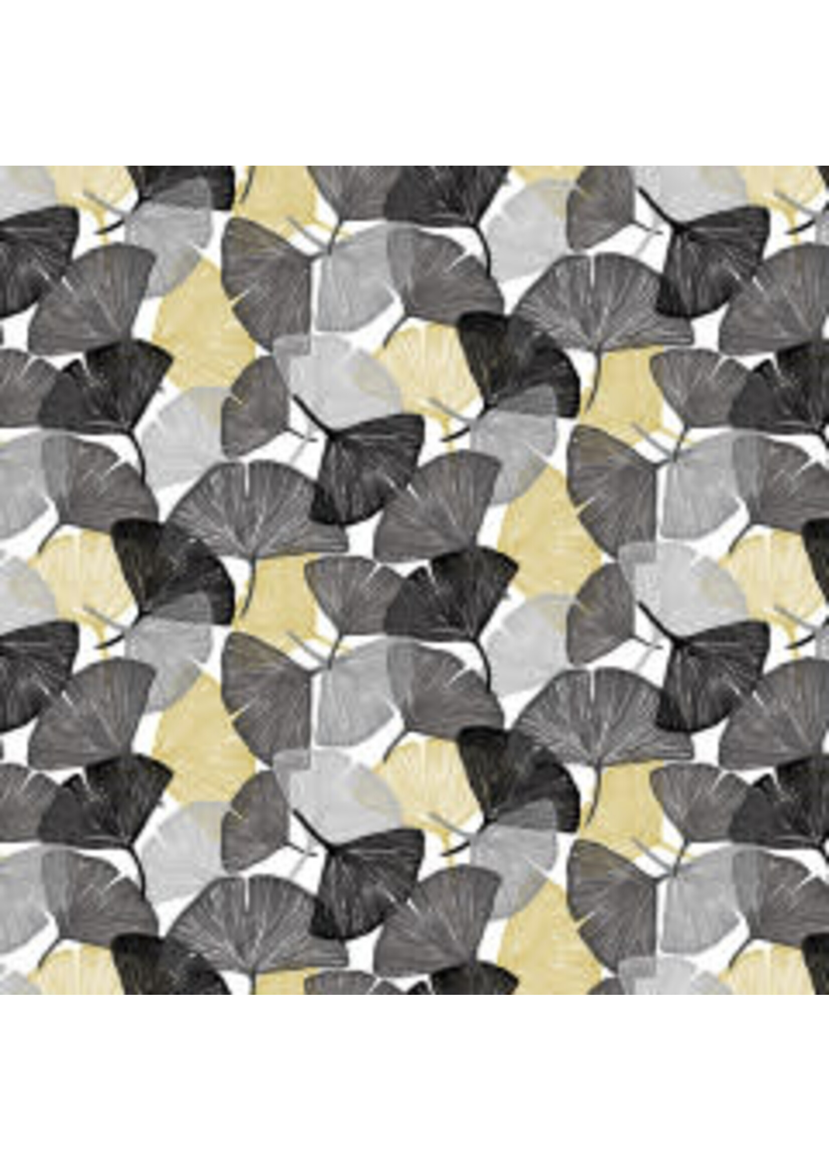 Stof Fabrics Mixed Metals - Ginkgo - Coupon - 100 cm x 110 cm