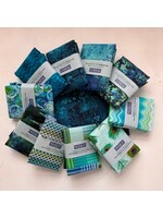 Stofpakket - Jasje - Teal - 10 LQ+ 1 FQ