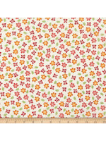 Studio E Fabrics Make Yourself at Home - Flowers - Red - Coupon - 65 cm x 110 cm