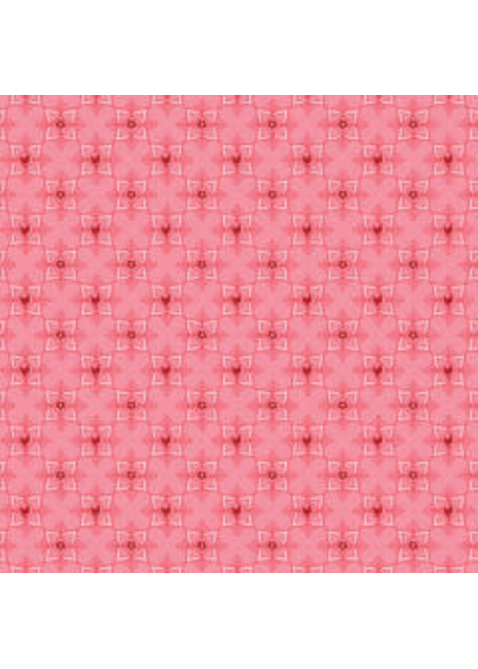 Poppie Cotton Barnyard Bandana - Hot Kisses - Pink - Coupon - 70 cm x 110 cm