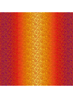 Studio E Fabrics Shade Garden - Floral Ombre - Tequila Sunrise - Coupon - 60 cm x 110 cm