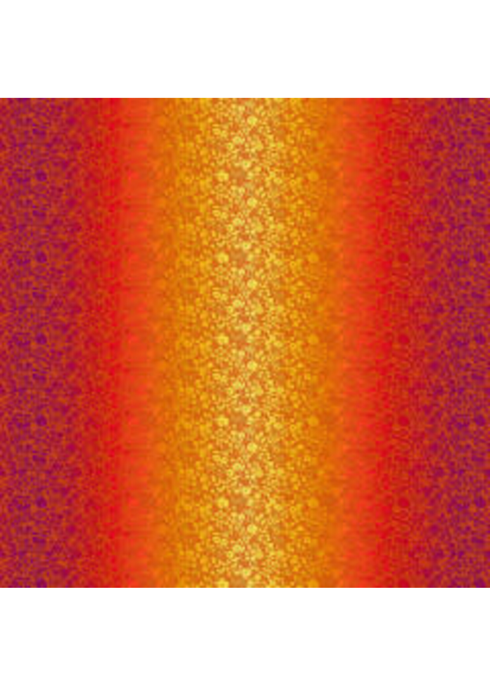 Studio E Fabrics Shade Garden - Floral Ombre - Tequila Sunrise - Coupon - 60 cm x 110 cm