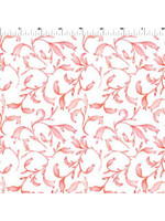 In The Beginning The Patricia Collection - Sprigs - Coral - Coupon - 90 cm x 110 cm