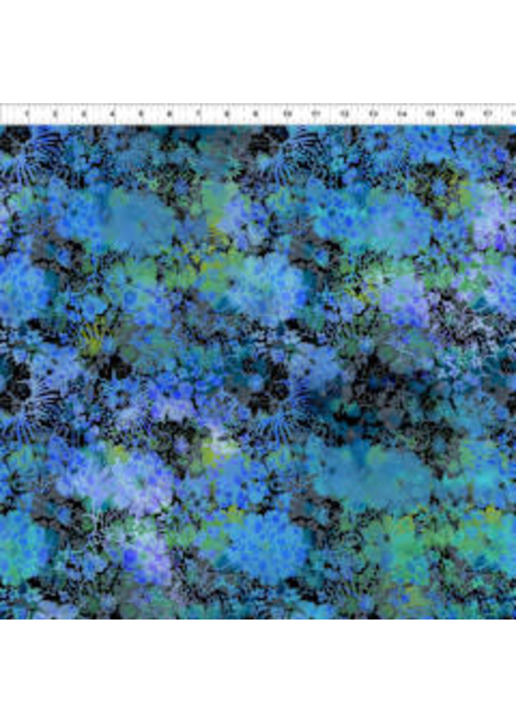 In The Beginning I Dream In Color - Lush - Blue - 2IDC2 - Coupon - 65 cm x 110 cm