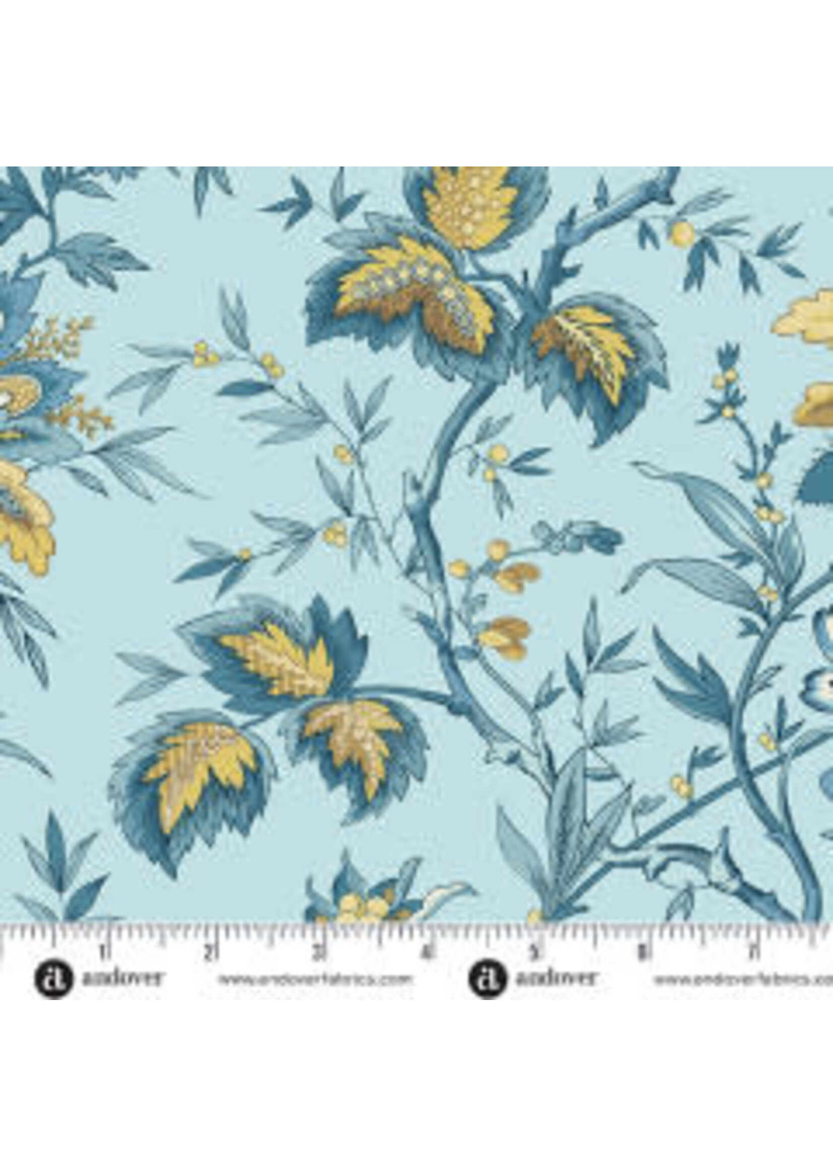 Laundry Basket Quilts Edyta Sitar - Beach House - Ariel - Sky - Coupon - 55 cm x 110 cm