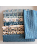 Stofpakket - Jasje - Edyta Sitar Blauw 3 - 10 LQ+ 1 FQ