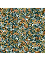 Makower Revival - Meadow Blue - Coupon - 80 cm x 110 cm
